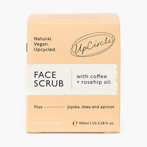 Face Scrub with Coffee + Rosehip Oil